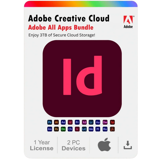 Adobe InDesign 2025 1-Year Subscription for Mac (2 Devices)