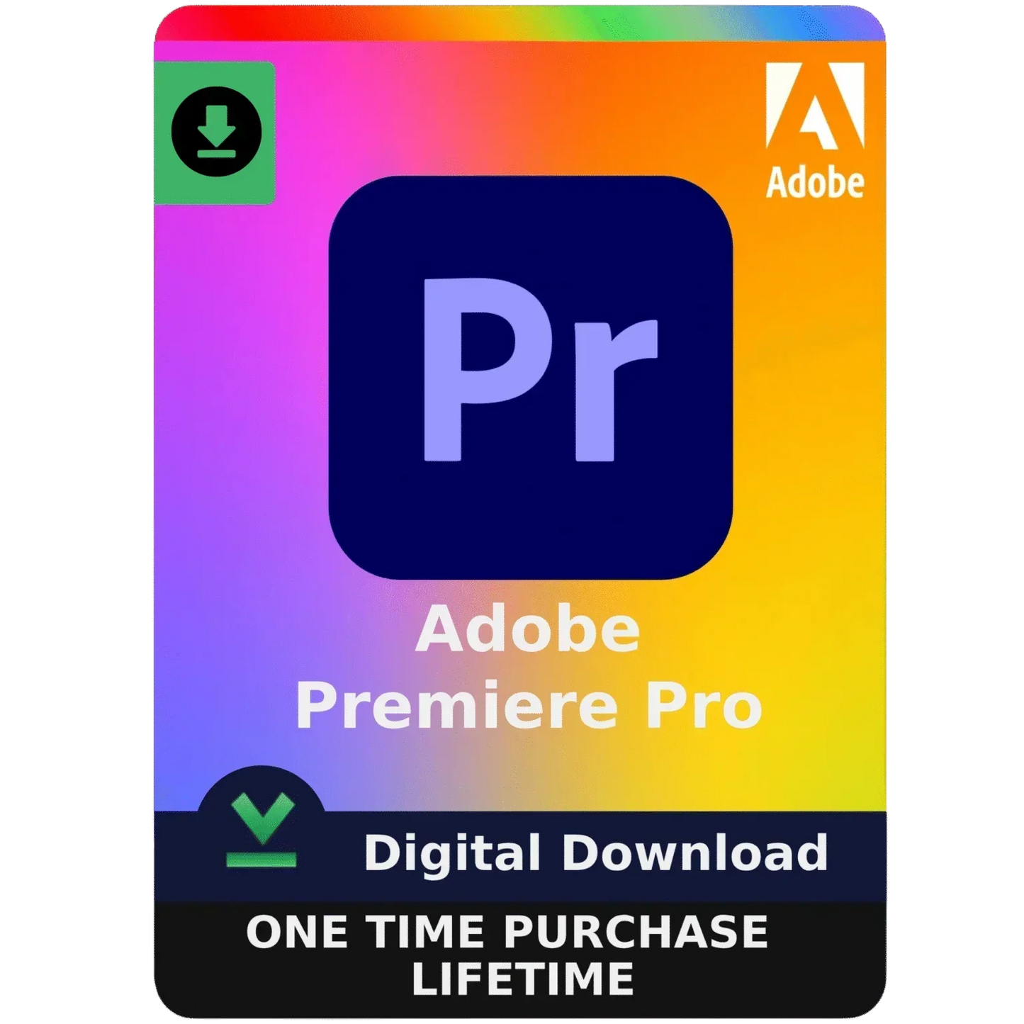 Adobe Premiere Pro 2025 With Lifetime License For Windows 2 PC/Laptop