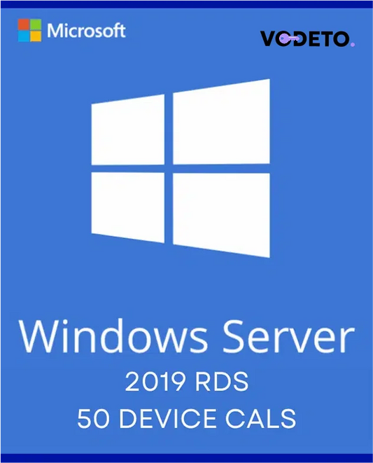 Windows Server 2019 Remote Desktop Services – 50 Device CALs Certificate